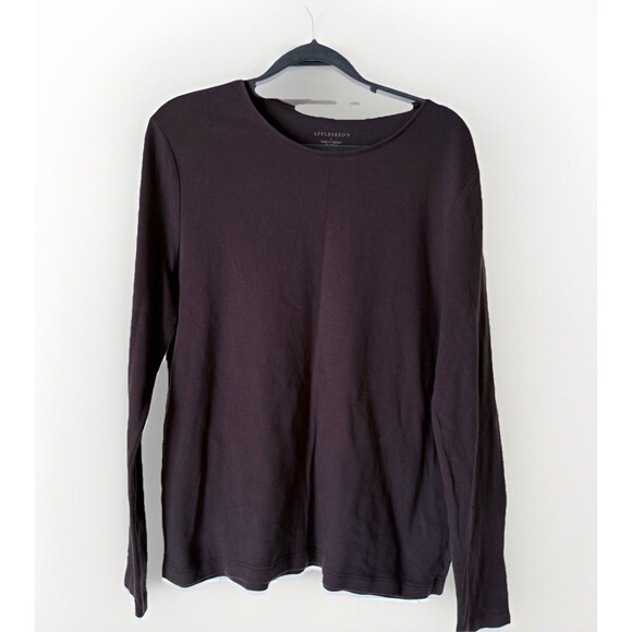 Bundle Of Three Womens Appleseed Tops Size Large/two Solid And 1 Patterned - Picture 13 of 15